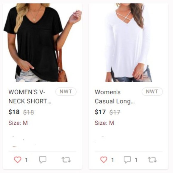 4 Medium Sized Womens Shirts by NIAShot - Picture 6 of 6